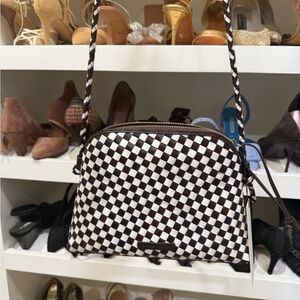 Loeffler Randall Black and White Checkered Purse - NWT